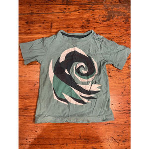 Tea Collection wave t-shirt turquoise